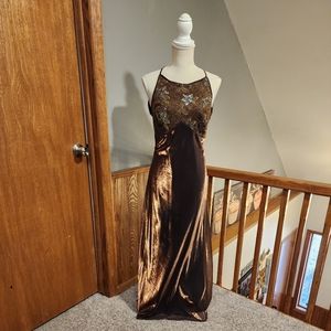 Preowned Aspeed XL Bronze Shimmer gown